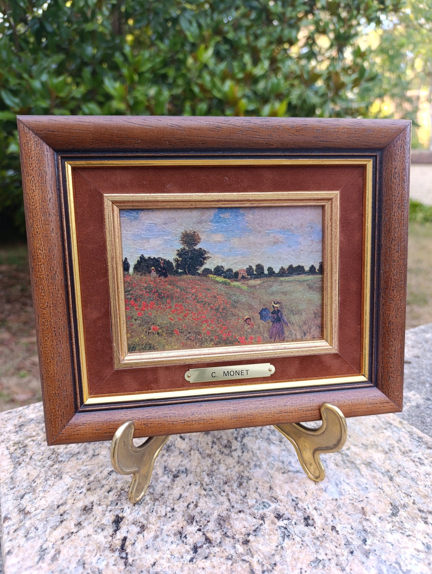 Tableau Claude Monet – Les Coquelicots – Reproduction encadrée