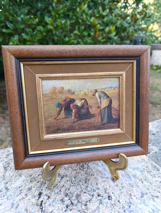 Tableau Jean-François Millet – Les Glaneuses – Reproduction encadrée