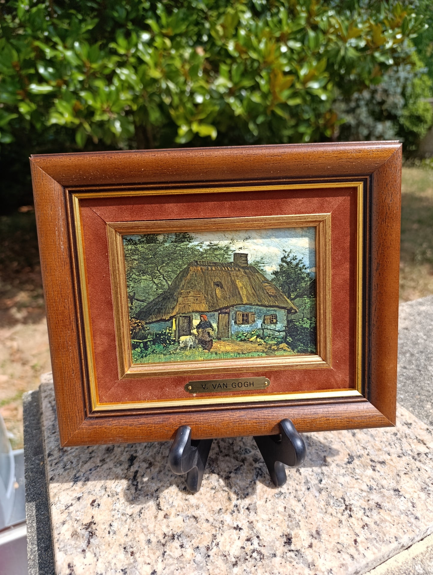 Vincent Van Gogh – Chaumière – Reproduction encadrée vintage