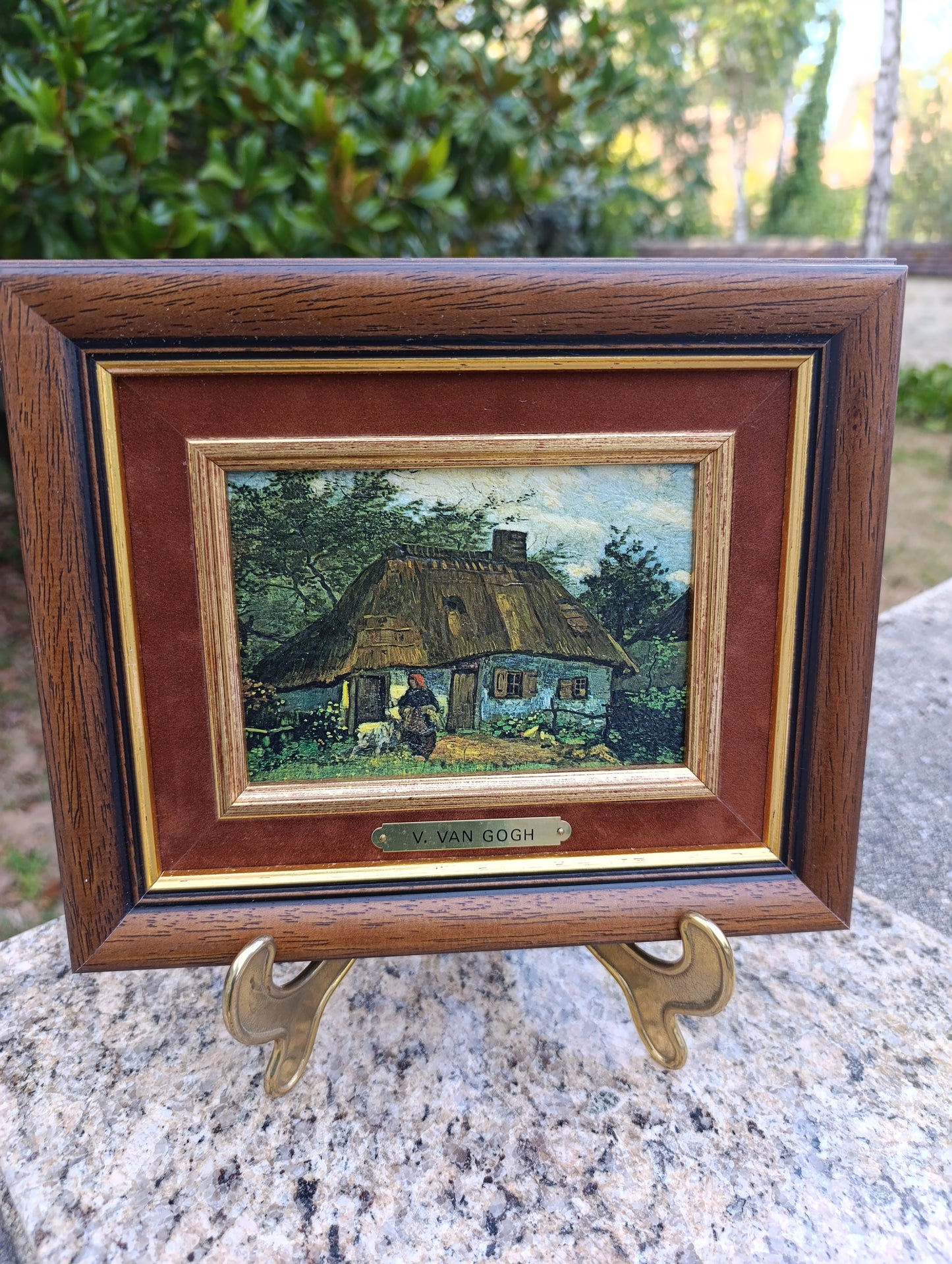 Tableau Vincent Van Gogh – La Chaumière – Reproduction encadrée