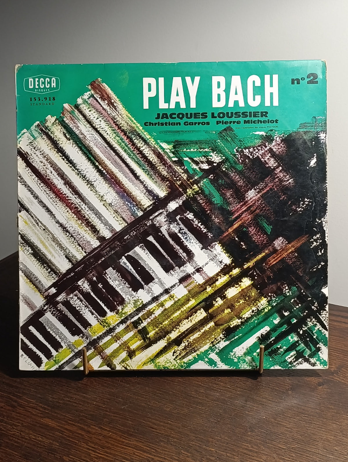 Jacques Loussier – Play Bach n°2 – Vinyle 33 tours – pochette de l’exemplaire vendu